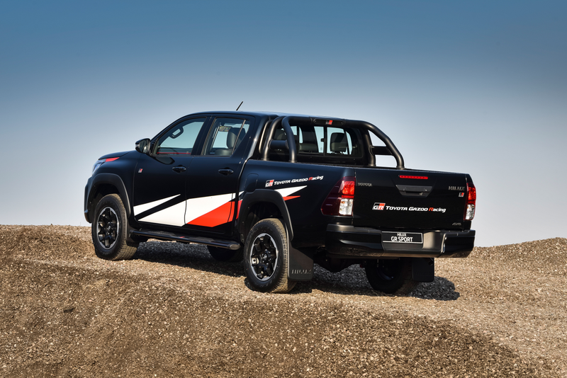 Illustration for article titled The Giant Emblem Grille on the Toyota Hilux GR Sport Is Just the Best